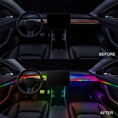 Dreamcolor Acrylic Interior Car LED Strip Light 43 (Dreamcolor 1 Light (43 inch - Only Strip))