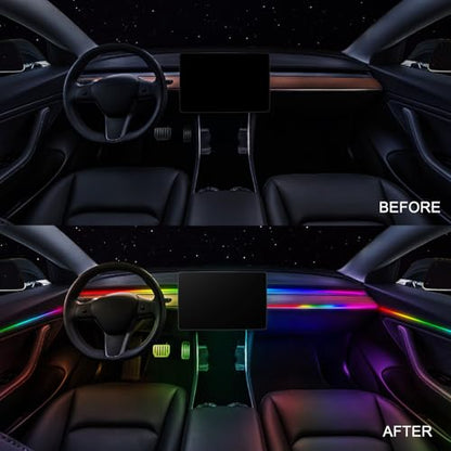 Dreamcolor Acrylic Interior Car LED Strip Light 43 (Dreamcolor 1 Light (43 inch - Only Strip))