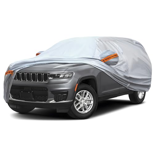 Fit for 198" 208" Length SUVs (Orange reflective strip / 14/ S-XL For SUVs-Length ( 201"-211" ))