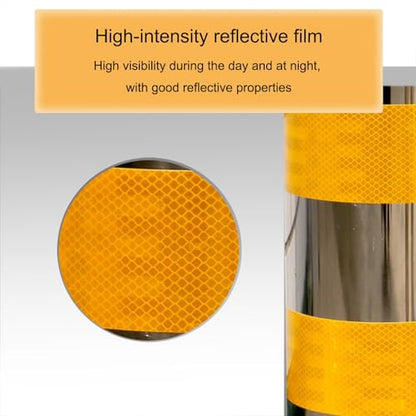 Safety Barrier Bollard (Yellow (2pcs))