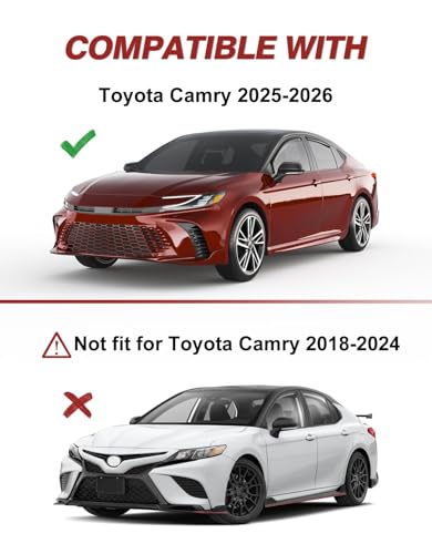 in Channel Window Visors Rain Guards for Toyota Camry 2025 2026 (Fit for Toyota Camry 2025 2026)
