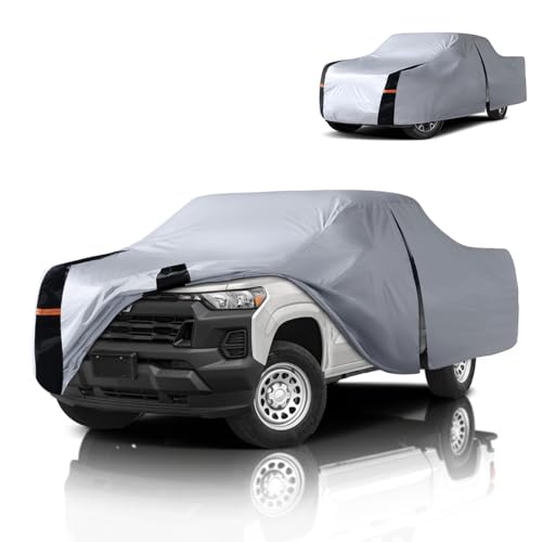 Multi Layer Chevy Colorado Truck Cover (W.Fit Colorado Extended/Crew/Regular Cab SB / White Truck Cover)