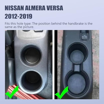 Car Console Armrest Box for Nissan Versa 2012 (Black Stitching)