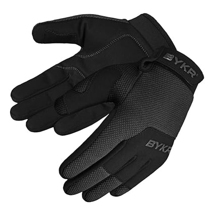All Weather Motorcycle Gloves for Men & Women (Black / XX-Large)