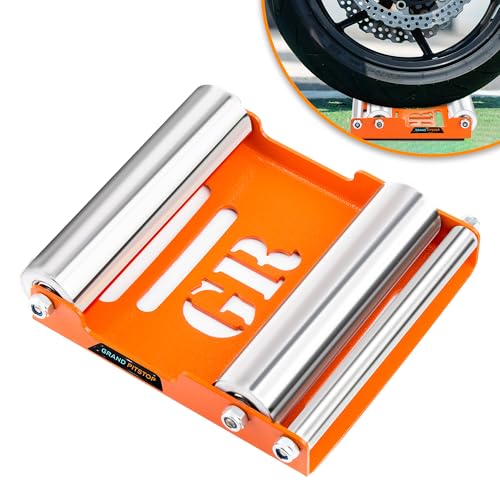 Motorcycle Wheel Cleaning Stand (Orange)