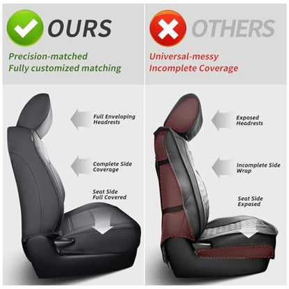 CRV Car Seat Covers Custom Fit for Honda 2012 (Black / 2012-2014 CRV EX,EX-L,LX)