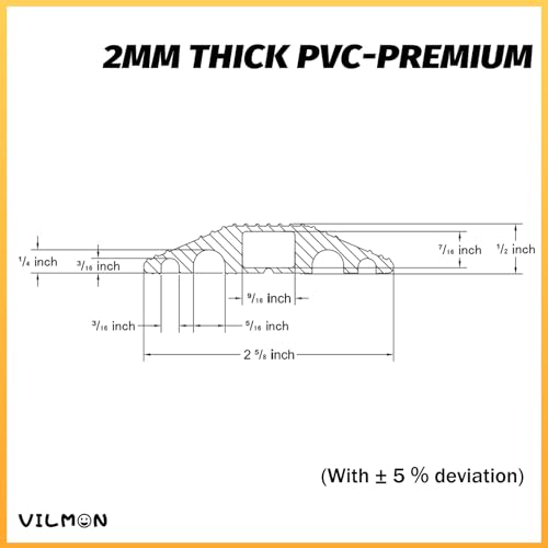 6FT Floor Cord Cover (5 Channel 6 ft)