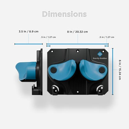 The OG Ski & Snowboard Wall Mount (Cyan / Six Pack)
