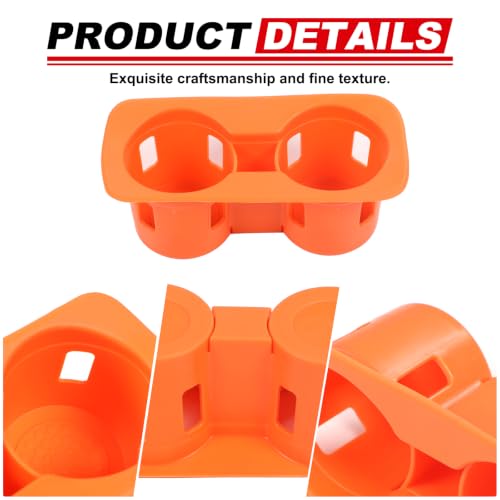 Center Console Cup Holder Insert for Ford Maverick 2022 (Orange)