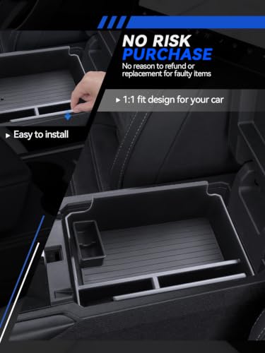 for Outlander Center Console Organizer& Cup Holder& Wirless Mats 2025 2026 Mitsubishi Outlander ES (for 2025-2026 Outlander)