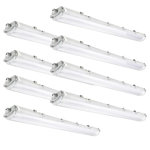 4FT Vapor Tight LED Light Fixture 4200LM 48W (8 Pack)