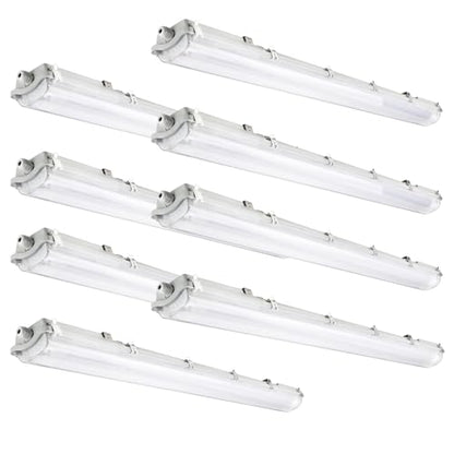 4FT Vapor Tight LED Light Fixture 4200LM 48W (8 Pack)