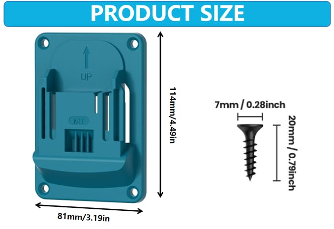 10 Packs Drill Mount Holder for Makita 18V Li