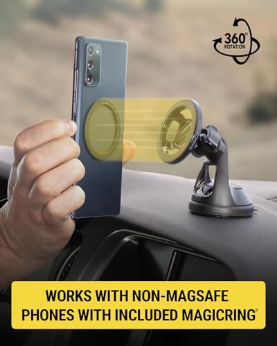 SMS2WD MagicMount MagSafe Suction Cup Phone Mount for Car Windshield (Window / Dash Suction / 1 Pack)