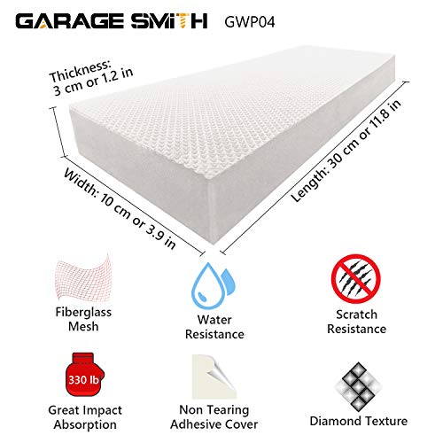 Garage Wall Protector Car Door Protectors Foam Wall Bumper Pad (White)