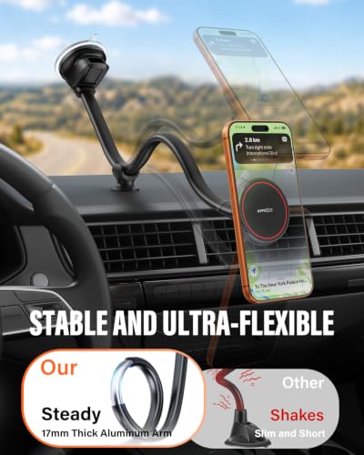 Cell Phone Car Mount for MagSafe (Black)