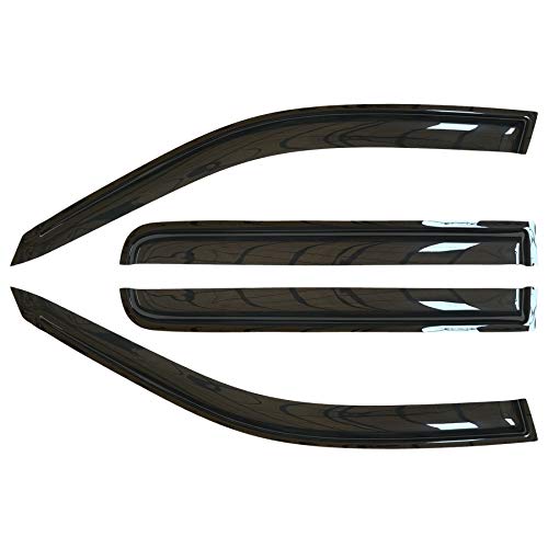 Window Visors UV (97-17 Expedition (Dark Smoke) (Outside))