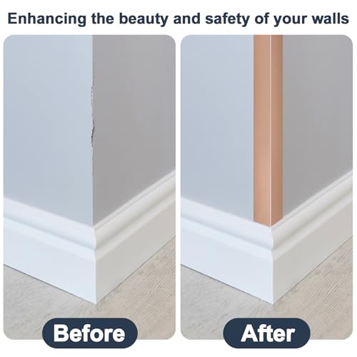 4PCS 45" Aluminum Metal Corner Protectors (4pack-45.0 x 2.0 x 2.0 in / Rose Gold)