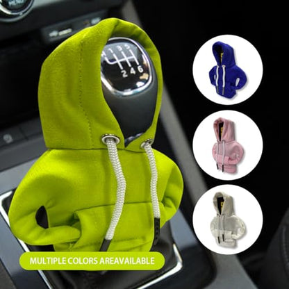 Car Gear Shift Hoodie Auto Shifter Knob Cover (Green / 1 Pcs)