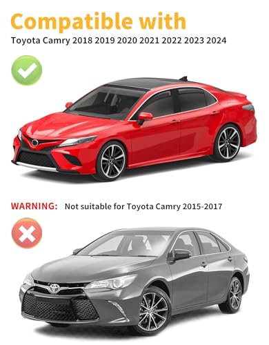 in Channel Window Visors Rain Guards for Toyota Camry 2018 (Fit for 2018-2024 Toyota Camry)