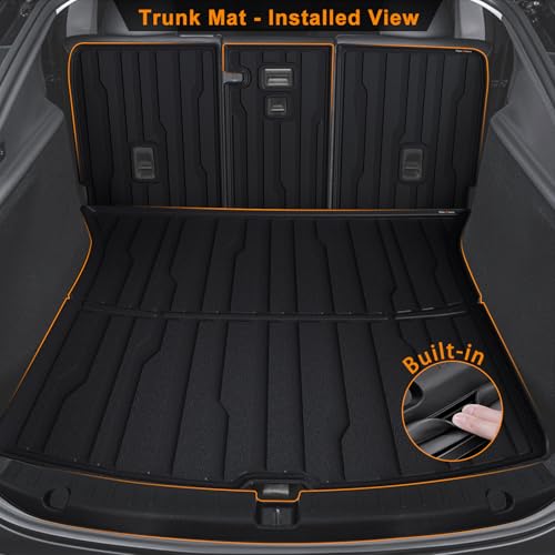 10PCS Floor Mats Full Set for 2025 2026 Tesla Model Y Juniper (Model Y Juniper | 2025+)