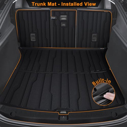 10PCS Floor Mats Full Set for 2025 2026 Tesla Model Y Juniper (Model Y Juniper | 2025+)
