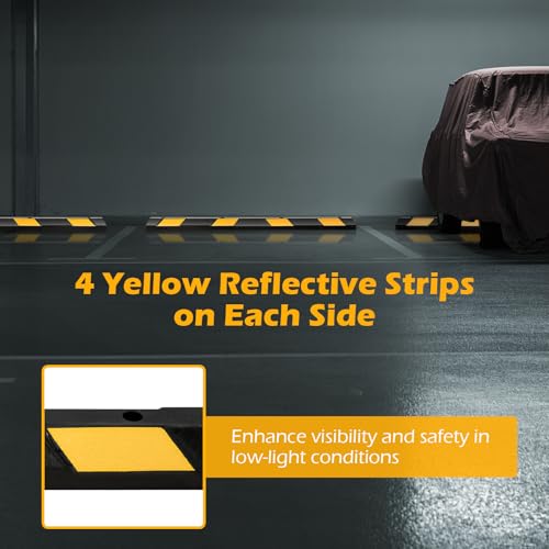 72" Rubber Parking Curb (4 Pack)