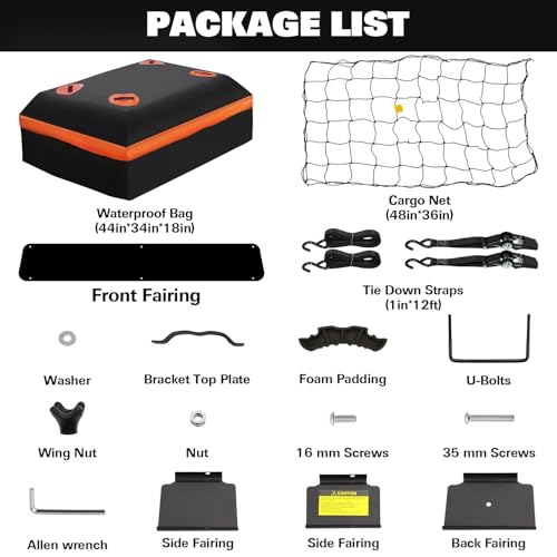 64" x 39" x 5" 200lb Heavy Duty Roof Rack Carrier Basket with Waterproof Bag (64" x 39" x 5")