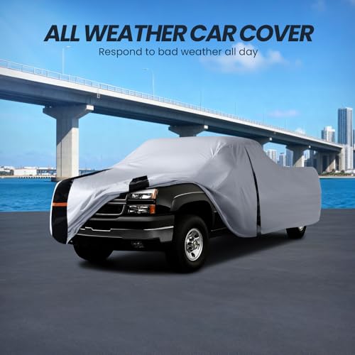 Multi Layer Chevy Silverado 2500HD (W.Fit Silverado 2500HD/3500HD Crew Cab SB / White Truck Cover)