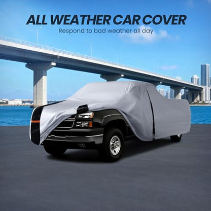 Multi Layer Chevy Silverado 2500HD (W.Fit Silverado 2500HD/3500HD Crew Cab SB / White Truck Cover)