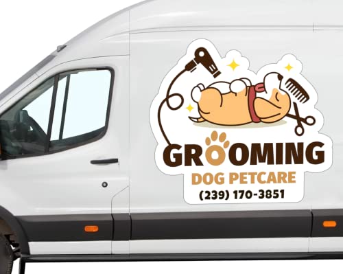 Personalized Car Magnet Sign Custom Business Logo for Cars Trucks Vans