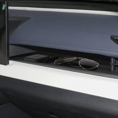 co pilot's dashboard Organizer For Toyota RAV4 2026 Central Control dashboard TPE Storage Box Interior Auto Accessories Black (26RAV4 D-BOX)