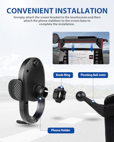 Car Phone Holder for 2021 (Auto-Look+Organizer / Toyota Sienna 2021-2024)