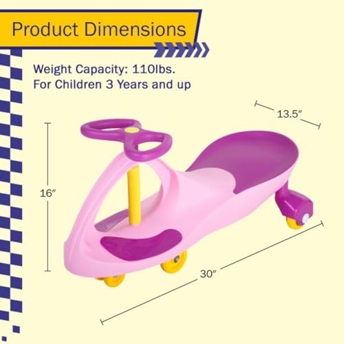 Lil’ Rider Wiggle Car (Pink and Purple)