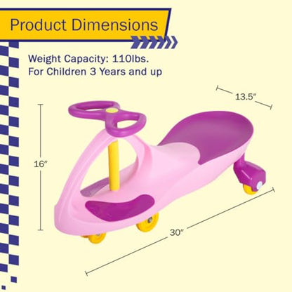 Lil’ Rider Wiggle Car (Pink and Purple)