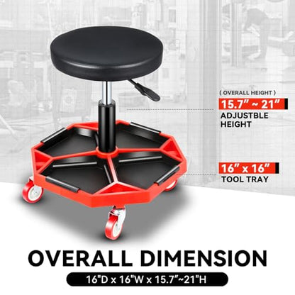 Mechanic Stool (Red)