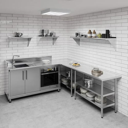 14 in. x 60 in. Stainless Steel Wall Mount Shelf (14 in. x 60 in.)