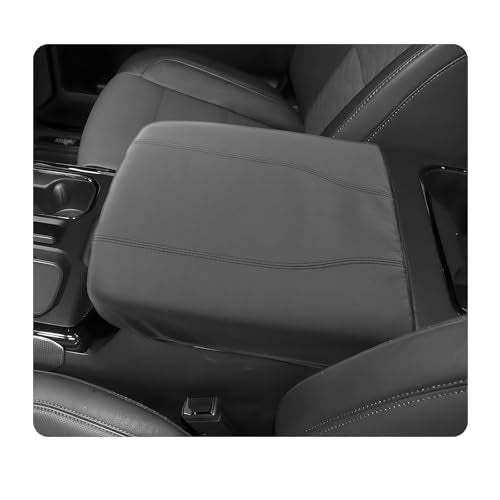 2025 2026 Silverado EV Center Console Cover Compatible with 2024 2025 2026 Silverado EV (2024-2026 Silverado EV/GMC Sierra EV(Thin Black))