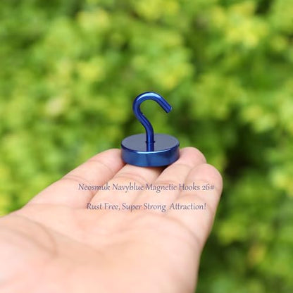 Magnetic Hooks Steel Tube Design for Cruise (Navyblue / 80lb Magnetic Hooks)