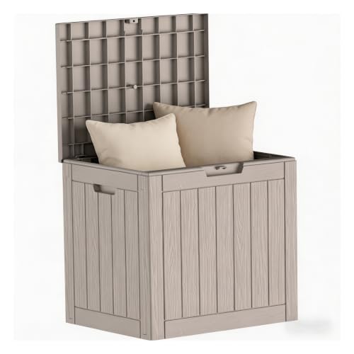 50 Gallon Resin Outdoor Storage Box (Gray / 46 gallons)