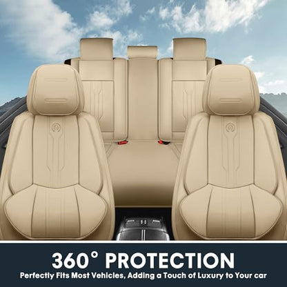 Car Seat Covers Full Set (FULL SET / BEIGE)