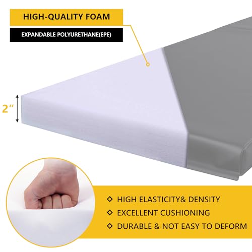 Wall Corner Guards & Edge Protector (5FT TALL 6in SIDES / Gray)