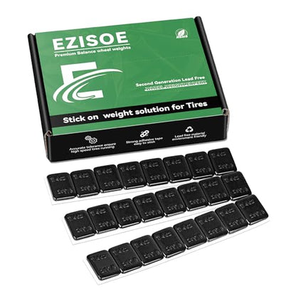 1 4 oz Stick On Wheel Weights 240pcs Easy Peel Black (Black / 0.25oz-240PCS)