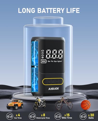 Tire Inflator Portable Air Compressor (Yellow)