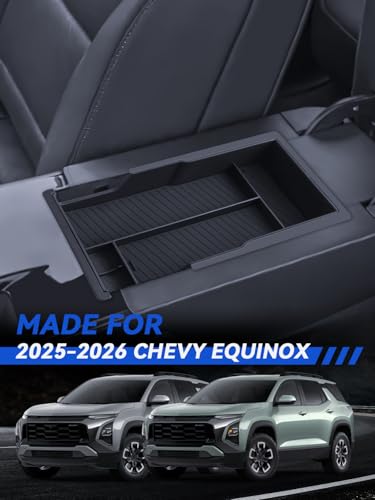 for 2 Layer Equinox Center Console Organizer 2025 2026 Equinox (for 2025-2026 Chevy Equinox)