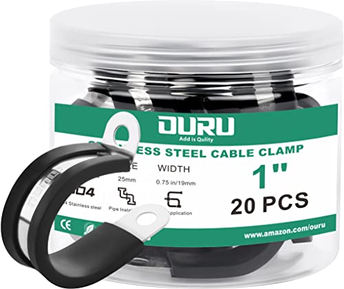 1 Inch Cable Clamps (20pcs - 1")