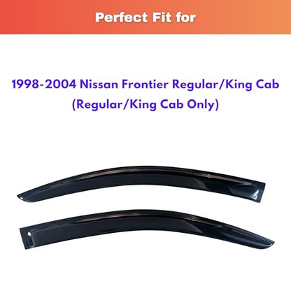 Rain Guards Fit for 1998 (1998-2004 Frontier King/Standard Cab)