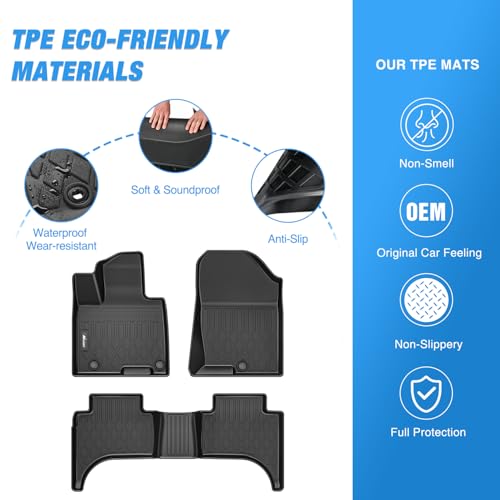 Floor Mats for Hyundai Santa Cruz 2022 2023 2024 2025 2026 (2022-2025 Hyundai Santa Cruz)