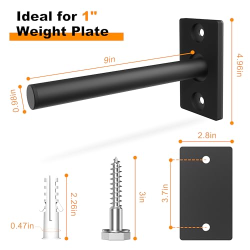 Weight Plate Rack (1-inch-4 PACK)
