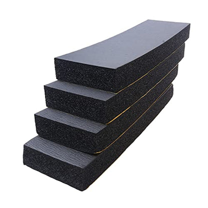 Garage Wall Protector (4 Pack 11.8"x3.9"x1.2" / Black)